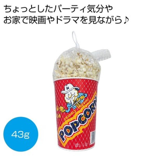 カップポップコーン塩味４３ｇの写真