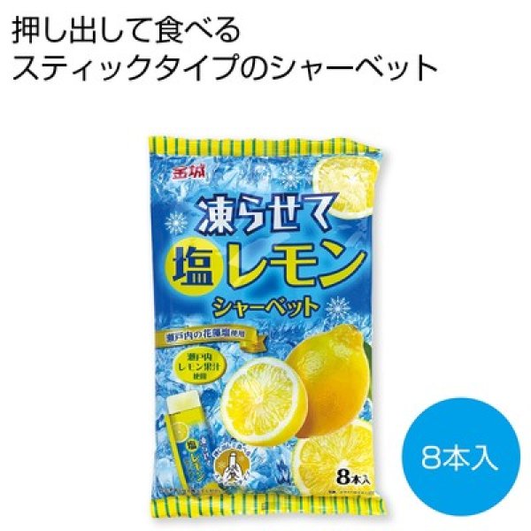 凍らせて塩レモンシャーベット８本入の写真