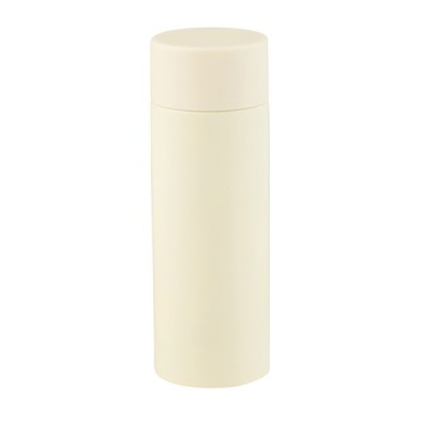 画像2: 真空ステンレスサーマルポケットボトル１２０ｍｌ（オフホワイト） (2)