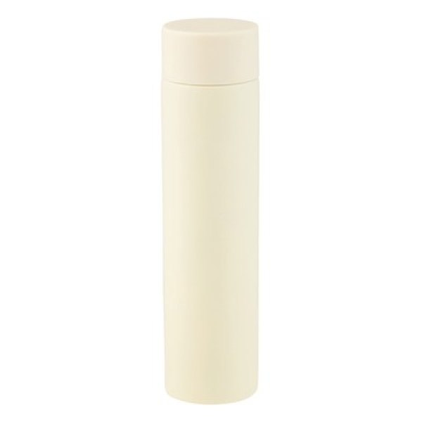 画像2: 真空ステンレスサーマルスティックボトル１８０ｍｌ（オフホワイト） (2)