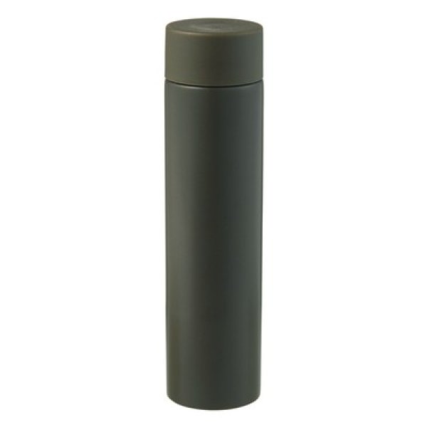 画像2: 真空ステンレスサーマルスティックボトル１８０ｍｌ（グレー） (2)