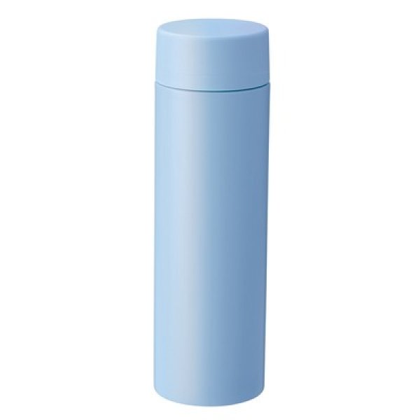 画像2: ストッパー付き真空ステンレスボトル２３０ｍｌ（ブルー） (2)