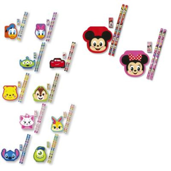 みんなのキャラクター　オールスター文具４点セットの写真