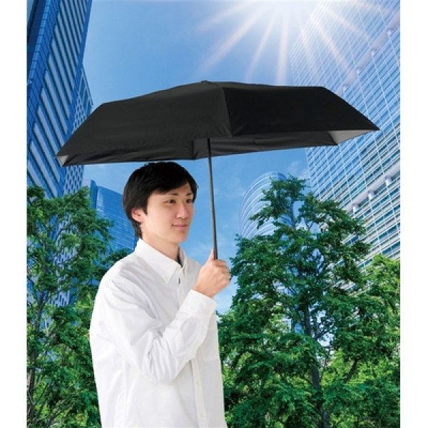 画像4: 晴雨兼用　遮光遮熱ベーシック折りたたみ傘 (4)
