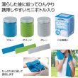 コンパクトボトルインクールタオル１枚の写真
