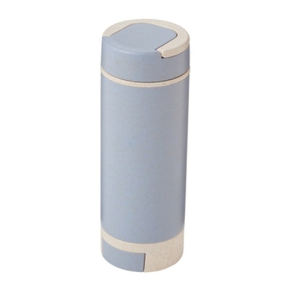 画像3: スマホスタンド付きバンブーボトル４００ｍｌ（ブルー） (3)