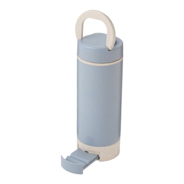 画像4: スマホスタンド付きバンブーボトル４００ｍｌ（ブルー） (4)