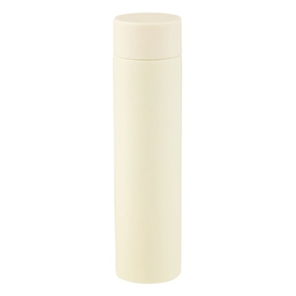 画像2: 真空ステンレスサーマルスティックボトル１８０ｍｌ（オフホワイト） (2)